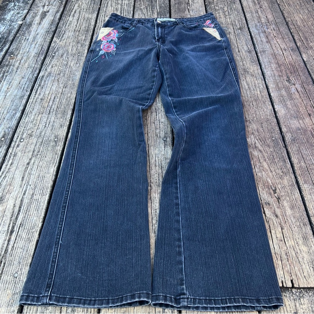 Y2K Embroidered Women's Jeans